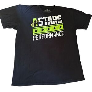 Alpinestars Performance Vintage Y2K Graphic Tee Large Motocross Racing T-Shirt